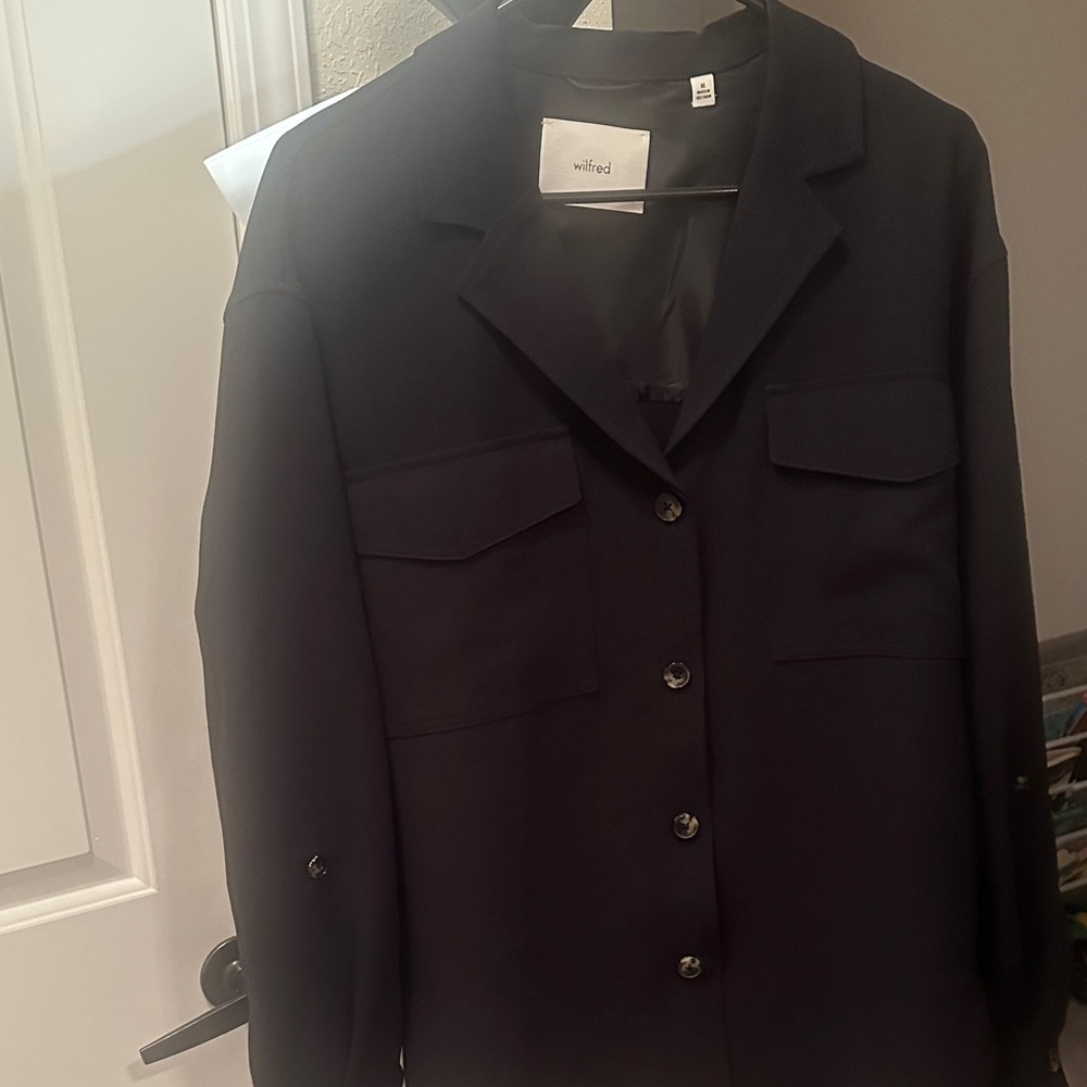 Aritzia Wilfred freeform shirt with pockets